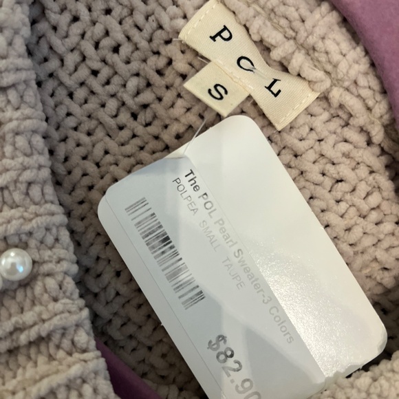 POL Taupe Pearl Sweater - Small - NWT - Picture 4 of 5